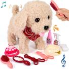 Brinquedo de pelúcia interativo para caminhar e cachorrinho GOBRILLFUN