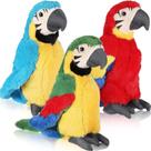 Brinquedo de pelúcia Jexine Macaw Parrot, bicho de pelúcia, 25 cm, 3 unidades