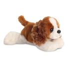 Brinquedo de pelúcia King Charles Spaniel Puppy Dog 20 cm, marrom macio/branco