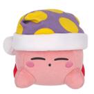 Brinquedo de pelúcia Little Buddy Kirby's Dream Land Kirby Sleep com chapéu de 15 cm Brinquedo de pelúcia Little Buddy Kirby's Dream Land Kirby Sleep com chapéu de 15 cm