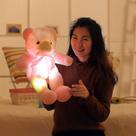 Brinquedo de pelúcia Luminous Teddy Bear LED Light Up 30 cm