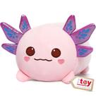 Brinquedo de pelúcia Mewaii Axolotl rosa de 20 cm