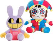 Brinquedo de pelúcia MKWIFKU The Amazing Digital Circus Pomni 30 cm, 2 peças Brinquedo de pelúcia MKWIFKU The Amazing Digital Circus Pomni 30 cm, 2 peças