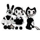 Brinquedo de pelúcia Msfdcdr Bendy Horror Game 30 cm para crianças, 3 unidades