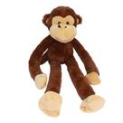 Brinquedo de pelúcia Multipet Swingin' Safari Monkey Dog com 5 guinchos Brinquedo de pelúcia Multipet Swingin' Safari Monkey Dog com 5 guinchos