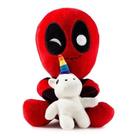 Brinquedo de pelúcia NECA Deadpool com unicórnio Phunny 20cm