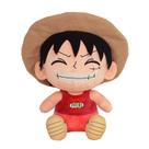 Brinquedo de pelúcia One Piece Luffy com chapéu de palha para crianças e adultos Brinquedo de pelúcia One Piece Luffy com chapéu de palha para crianças e adultos