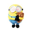 Brinquedo de pelúcia para bichos de pelúcia MINISO 8 Minions Bob Hugging Tim