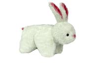 Brinquedo de Pelúcia para Cachorro HuggleHounds Squooshie Coelho 18x36x15 cm