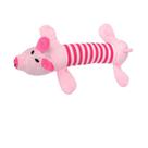 Brinquedo de pelúcia para cães Brinquedo durável Squeaky Pig de 13 cm para mastigar
