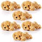 Brinquedo de pelúcia para cães de 8 polegadas para crianças, conjunto de 6