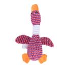 Brinquedo de pelúcia para cães interativo com Squeaker Purple