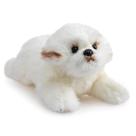 Brinquedo de pelúcia para cães maltês HollyHome 38 cm branco