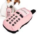 Brinquedo de Pelúcia para Cães Pssopp em Formato de Celular com Apito 15 x 8 x 6 cm