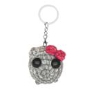 Brinquedo de pelúcia para hamster com som e chaveiro, hamster triste tricotado Brinquedo de pelúcia para hamster com som e chaveiro, hamster triste tricotado
