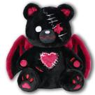 Brinquedo de pelúcia PHITECUS Emo Gothic Bear com asas para adolescentes e adultos Brinquedo de pelúcia PHITECUS Emo Gothic Bear com asas para adolescentes e adultos