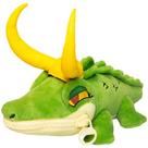 Brinquedo de pelúcia QMx Quantum Mechanix Marvel Alligator Loki 30cm