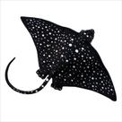 Brinquedo de pelúcia Real Planet Manta Ray 110 cm de bicho de pelúcia Sea Life