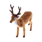 Brinquedo De Pelúcia Rena De Natal Fofa 15cm 20cm 25cm Simulação De Alce Decorações De Natal Ano