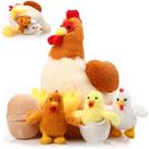 Brinquedo de Pelúcia Skylety Chicken - Galinha Poedeira