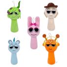 Brinquedo de pelúcia Sprunki Game Wenda Grey 25 cm para crianças e adultos