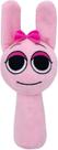 Brinquedo de pelúcia Sprunki Game Wenda Grey 25 cm para crianças e adultos