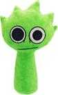 Brinquedo de pelúcia Sprunki Sprunky Wenda e cinza 25 cm verde escuro