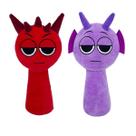 Brinquedo de pelúcia Sprunky Wenda e Grey Sprunki 25cm para crianças