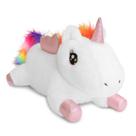 Brinquedo de pelúcia SQEQE Weighted Unicórnio de 25 cm com 0,4 kg para crianças/adultos