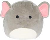 Brinquedo de pelúcia Squishmallow Kellytoy Mila Elephant 20 cm cinza