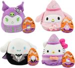 Brinquedo de pelúcia Squishmallows Hello Kitty & Friends, pacote com 5 cm e 4