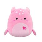 Brinquedo de pelúcia Squishmallows Original Artin The Pink Loch Ness Monster 30 cm