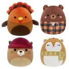 Brinquedo de pelúcia Squishmallows Original Harvest, 12 cm, pacote com 4, Ultrasoft