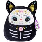 Brinquedo de pelúcia Squishmallows Original Zelina Day of The Dead Cat 30 cm