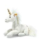 Brinquedo de pelúcia Steiff Unica Unicorn White Metallic Horn 28 cm