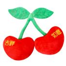 Brinquedo de pelúcia Stuffed Fruit Doll Cartoon Cherry Twin Cherry