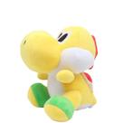Brinquedo de pelúcia Super Mario Yoshi Soft Yoshi Dinossauro Amarelo 20cm