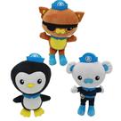 Brinquedo de pelúcia The Octonauts Barnacles Kwazii Peso Doctor Doll x3