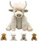 Brinquedo de pelúcia Theorbi Highland Cow para crianças de 25 cm - branco Brinquedo de pelúcia Theorbi Highland Cow para crianças de 25 cm - branco
