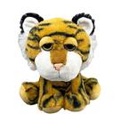 Brinquedo de pelúcia Tiger Stuffed Bicho 22 cm amarelo para crianças e adultos