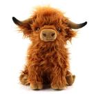 Brinquedo de pelúcia TMEEIHNSS Highland Cow 25 cm