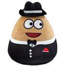 Brinquedo de pelúcia TRASKA Alien Pou, chapéu preto de 21 cm para presente infantil Brinquedo de pelúcia TRASKA Alien Pou, chapéu preto de 21 cm para presente infantil
