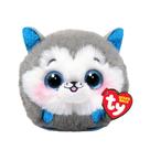 Brinquedo de pelúcia Ty Beanie Balls Slush The Husky 8 cm com olhos brilhantes
