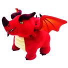 Brinquedo de pelúcia Vasrou Themberchaud Dragão Voador Vermelho de 25 cm de altura