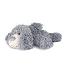 Brinquedo de pelúcia WEIGEDU Smiling Puppy Dog 45 cm cinza