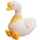 Brinquedo de pelúcia White Goose Doll de 30 cm, desenho animado recheado com cachecol Brinquedo de pelúcia White Goose Doll de 30 cm, desenho animado recheado com cachecol