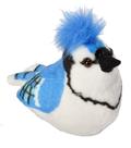Brinquedo de pelúcia Wild Republic Audubon Birds Blue Jay com som de 13 cm