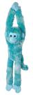 Brinquedo de pelúcia Wild Republic Hanging Monkey Vibe azul 20 cm