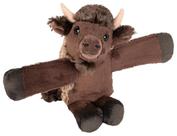 Brinquedo de pelúcia Wild Republic Huggers Bison de 11 cm