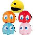 Brinquedo de pelúcia WJCNPac-Man Pac Ghost de 15 cm, conjunto de 5 para decoração de festa